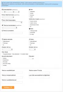 Deittiprofiilin perustiedot